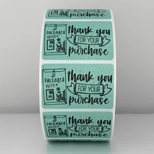 Thank You for Your Purchase Stickers Labels for Small Business Seals
