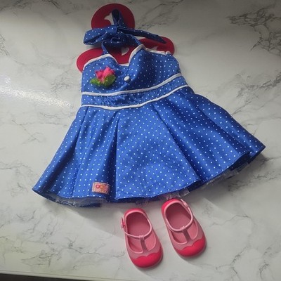 Our Generation Puppe Retro Tanz Polka Party Satin Kleid und Schuhe 