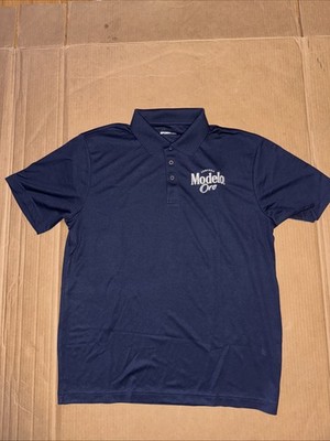 Modelo Oro 2XL Logo Golf Polo Sport-Tek Navy Blue New In Original Packaging