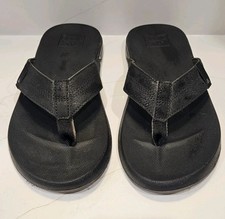 Reef Men's Size 9 Black Cushion Phantom Flip Flop Sandals