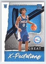 Tyrese Maxey - 2020-21 Donruss - Great X-Pectations #21 - Rookie - 76ers