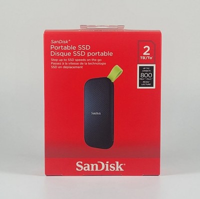 SanDisk Portable SSD 2TB bis zu 800MB/s Lesegeschwindigkeit Monterey