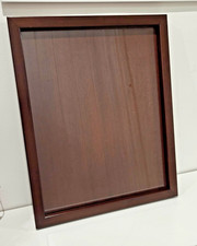 Deep Picture Frame Dark Wood Shadow Box Display Stand 35cm x 41cm Home Decor New