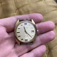 Vintage Baylor Auto Swiss Made Pie Pan Date