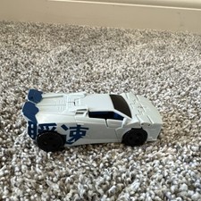 Hasbro Transformers Autobot Transforming Car Action Figure White Blue Black