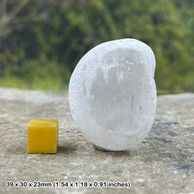 Quarz Drachenei Mineral Präparat Brasilien Natur Kristall Geschenkbox Original