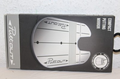 Puttout Compact Putting Mirror Puts für Golfer Neu Rechnung MwSt