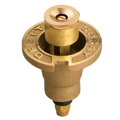 #ad #ad Orbit 54071 Brass Pop Up Flush Head 1 Pack Half Pattern Spray Nozzle Green $4.56