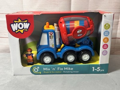 Wow Toys Mix n Fix Mike Push & Go , Rotating Mixer