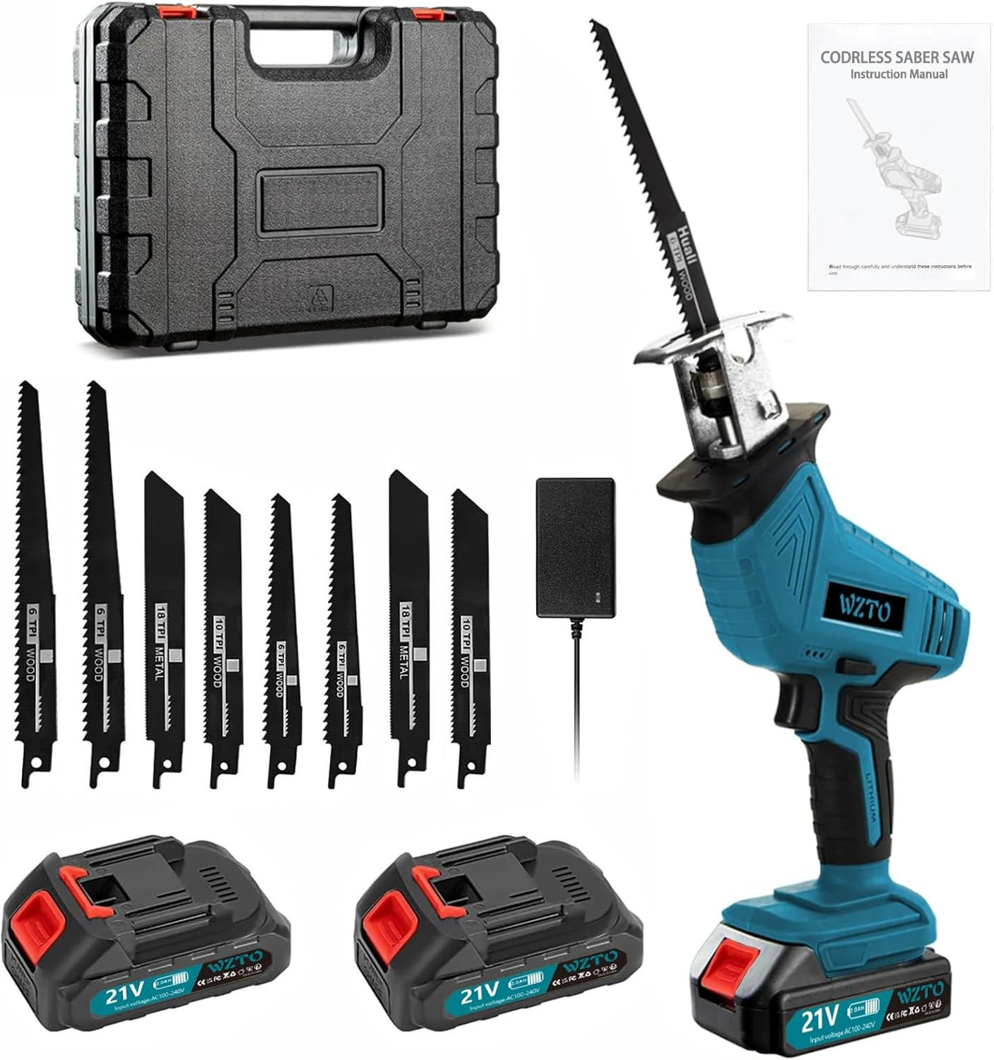 Seghetto a Gattuccio 21V con 2 Batterie: Potenza e Versatilità Wireless