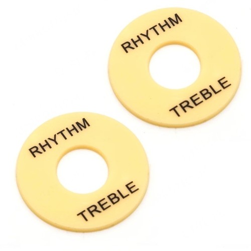 5x schwarz/gold LP Gitarre Kippschalter Unterlegscheibe Rhythmus Höhen Ring für Les Paul - Bild 16 von 37