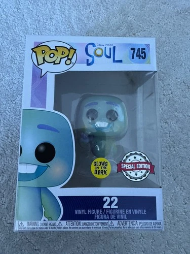 Funko Pop Soul 22 745 Barnes & Noble Exclusive Glows In The Dark W/ Protector
