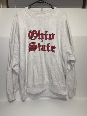 VTG Y2K Champion Ohio State Buckeyes Reverse Weave Crewneck Sweatshirt Sz  XL