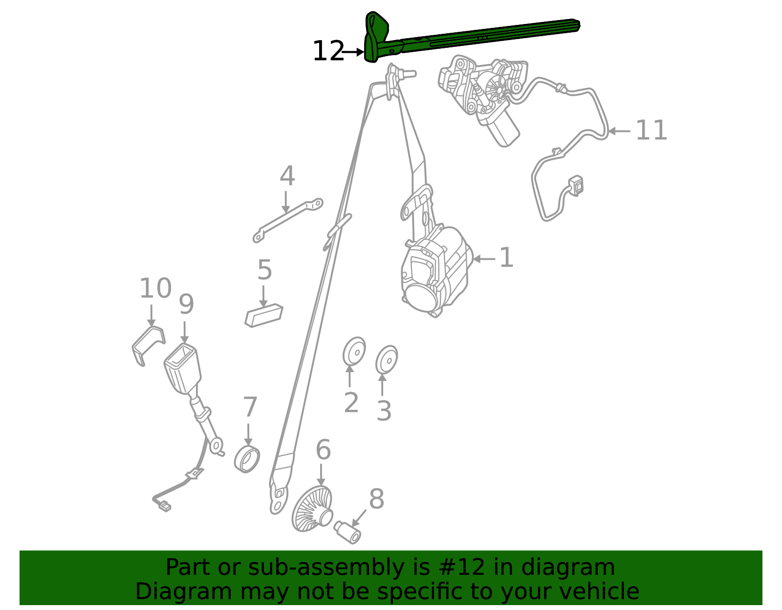 Genuine BMW Seat Track 72117474848 | eBay 