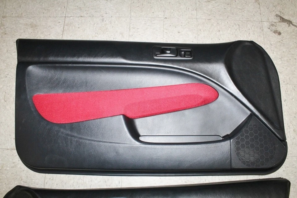 Tarjeta de paneles de puerta originales JDM 96-00 Honda Civic tipo R EK9 OEM con interruptores CTR Foto 4 de 4