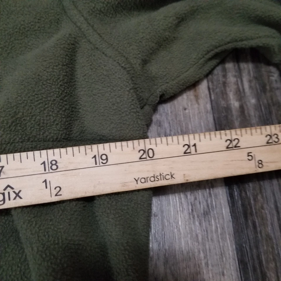 Drake Waterfowl Systems Henley Fleece Snap Button Size Small Green - Image 4 of 4