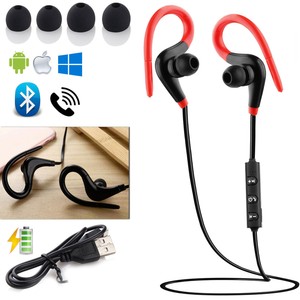 Wireless Bluetooth Earphones Headphones With Mic For Mobile Phone