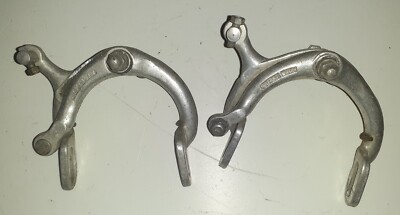 Paar Bremssättel gemarkt UNIVERSAL MIGNON für Rennrad / Sport Bianchi Maino