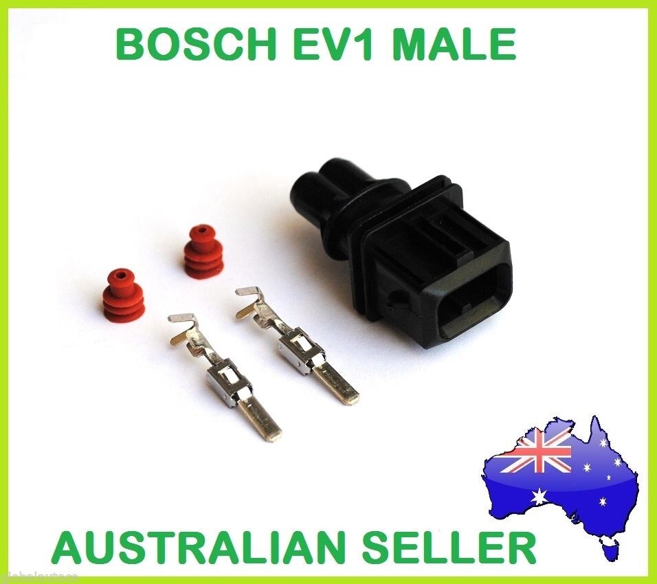 Male Injector Connector / Plug EV1 Bosch Male Injector Connector / Plug EV1 Bosch