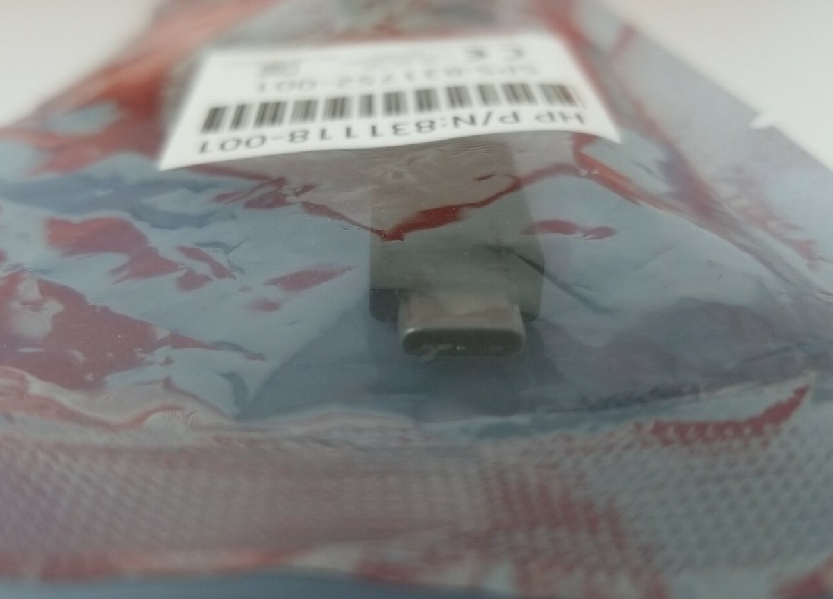 Adattatore HP USB-C A Display Port 831119-001 831753-001 &ndash; Nuovo Sigillato