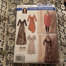 Simplicity 1623 Misses' Knit Dress size 10,12,14,16,18 Khaliah Ali collection