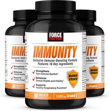 Force Factor Immunity Booster 1,000mg Zinc, V...