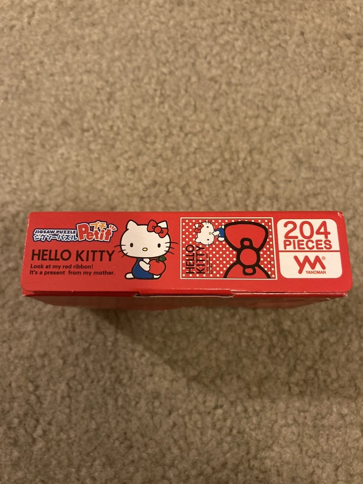 Quebra-cabeça Hello Kitty Yanoman 204 peça extra pequena do Japão RARO - Imagem 2 de 4
