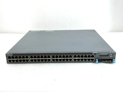 Juniper EX4300-48P 48 Port PoE Gigabit Network Switch P/N: 650-044930 NO PSUs  