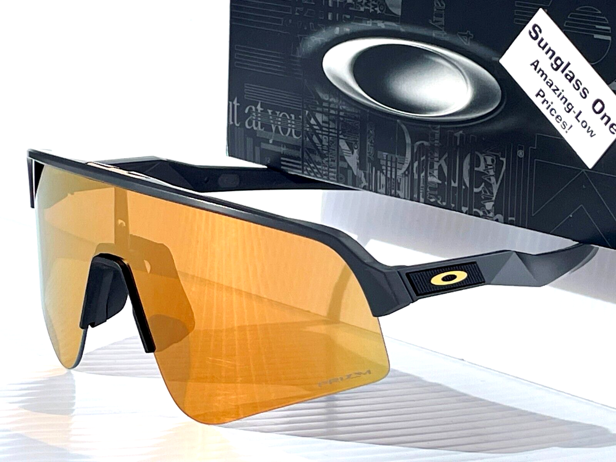 NEW Oakley SUTRO LITE SWEEP Matte Carbon PRIZM 24K Gold Lens