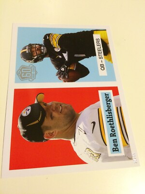 2015 Topps 5x7 60th Anniversary Ben Roethlisberger Steelers 1957 Reprint # /99