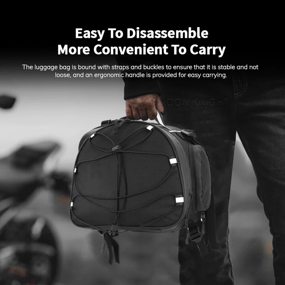 Bolsas traseras portaequipajes bolsa de viaje para BMW F650GS F700GS F800GS ADV F800GT F800R Foto 3 de 4