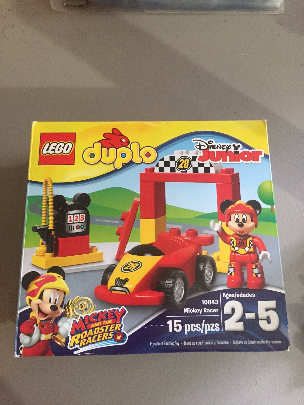 mickey mouse duplo racer