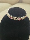 Ruby Bracelet Sterling Silver