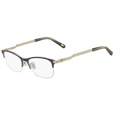 NEW Diane von Furstenberg DVF 8064 400 Blue Eyeglasses 50mm with DVF Case