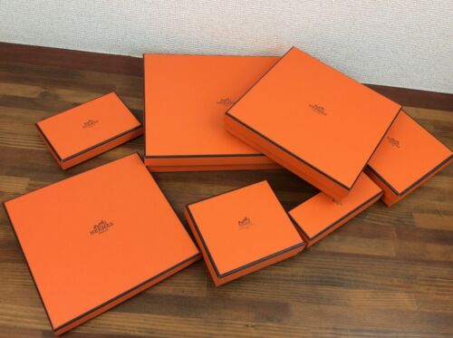 Hermes Boxes Set of 7 (Different Sizes) + Ribbon + Free Post