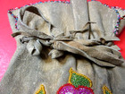 NATIVE AMERICAN INDIAN BEADED LINED POUCH MEDICINE BAG SHAMAN SW ANTIQUE RARE EX — photo 5