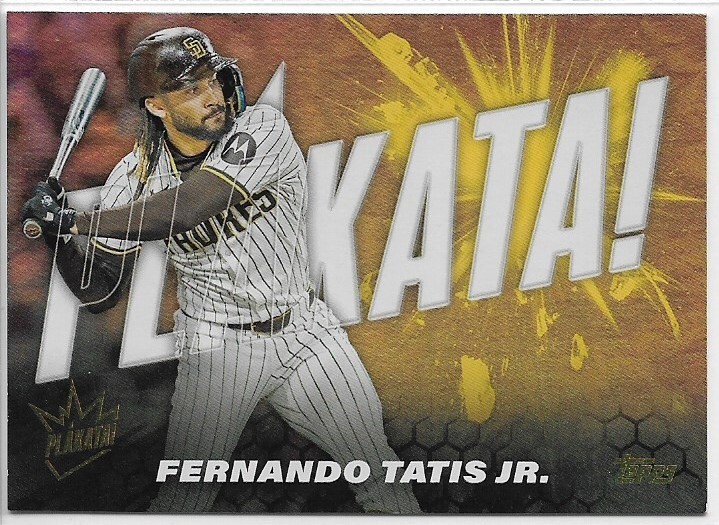 2025 Topps Fernando Tatis Jr. #PLAK-8 Plakata Case Hit Insert SP Padres SSP