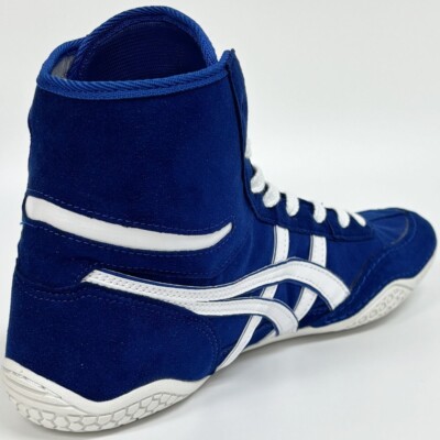 Asics Wrestling Shoes 1083A001 EX-EO blue x white blue edge