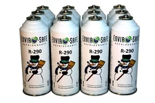 Enviro-Safe R-290 NEW Refrigerant 8 oz Can EPA REG* Case of 12 #8000