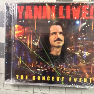 NEW SEALED AUDIO CD: YANNI LIVE - 13 TRACKS ,Rainmaker,The Storm...
