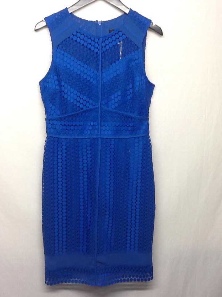 adelyn rae blue lace dress Adelyn Rae Women's Lace-up Front Dress Sleeveless Blue Size. M Q4
