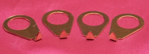 Vintage Spec NOS Gold Plated Dial Pointers for Gibson Guitars (Pointed)