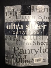 Lot Of 3 Hanes Ultra Sheer Pantyhose Nylon - Navy - One Size 100-160 lbs.