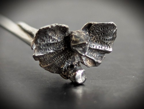 Vintage Australian 925 Silver Zygmunt Libucha Frilled Lizard & Serpent Spoon - Picture 5 of 11