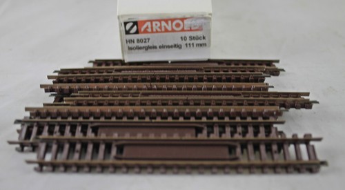 Arnold HN 8027 Isoliergleis einseitig, 10 Stück "NEU" mit OVP | Zustand: Neu