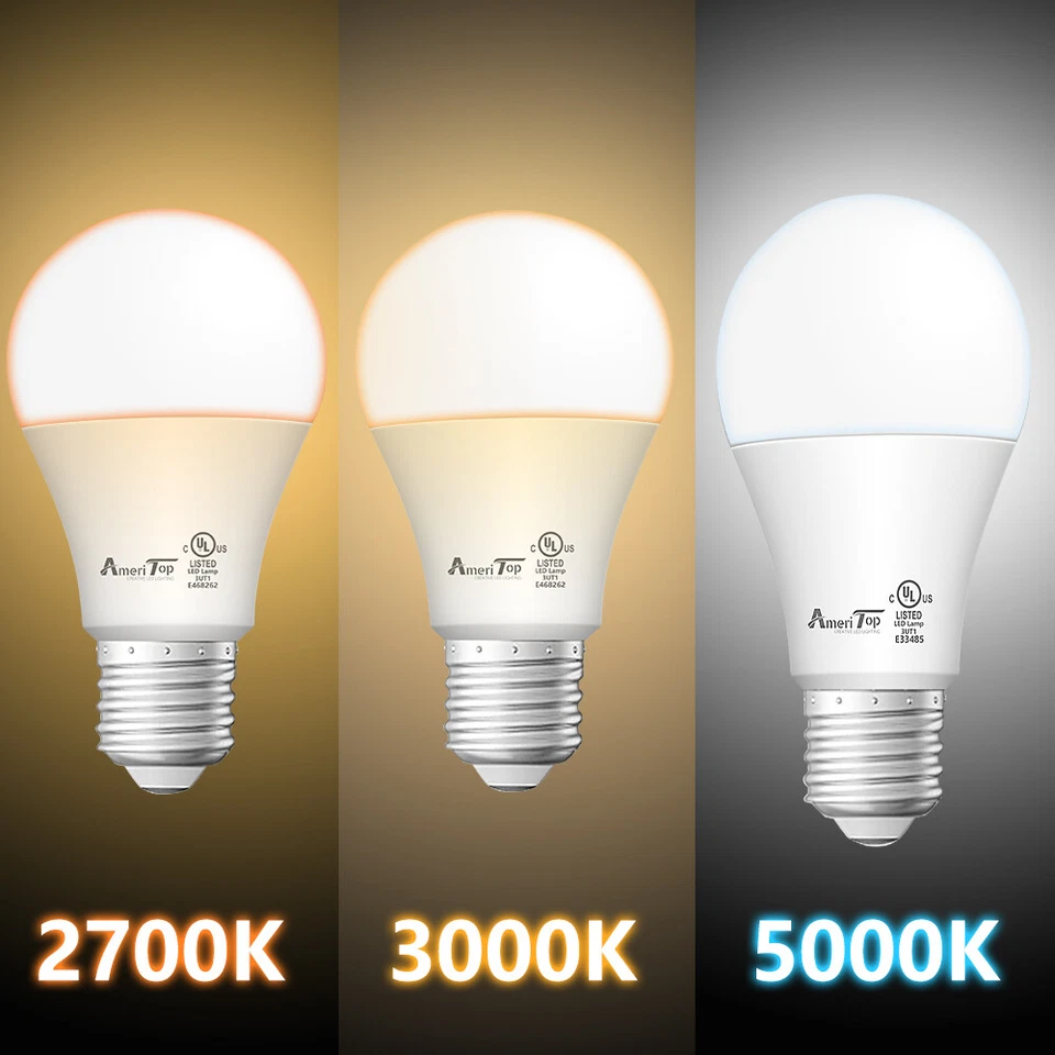 Black Desk Lamp Adjustable Swing Arm 6pack 2700K3000K5000 LED Light Bulbs - Image 2 of 2