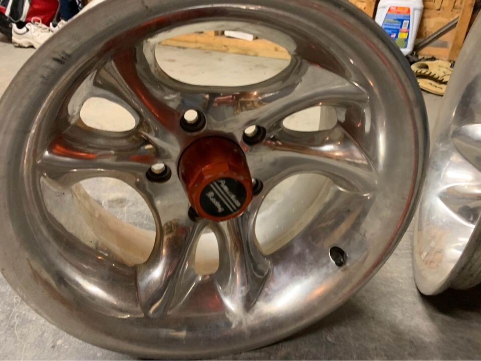American Racing Ventura Polished 3-Spoke 16in 8-5x114 Wheels/Rims