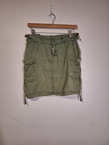 Y2K Rip Curl Cargo Hiking Skirt Beach Pockets -Womens Size 8 - Picture 1 of 5