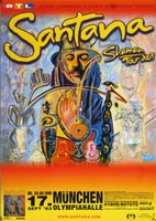 Santana - Shaman , MüNchen 2003 | Konzertplakat | Poster