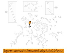 Subaru Oem 14-18 Forester Turbocharger Components-duct Seal 14497aa040 Subaru Oem 14-18 Forester Turbocharger Components-duct Seal 14497aa040